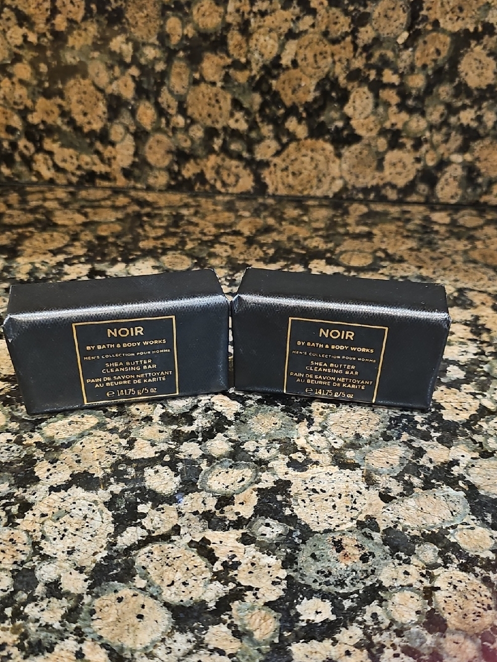 Bath & Body Works Noir Black & Gold Shea Butter Cleansing Bars